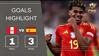Highlight Peru vs Spain (1-3)_international football