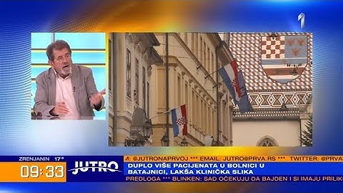 JUTRO - Hiljade Srba na tajnim poternicama u Hrvatskoj, gosti Savo Štrbac i Milorad Pupovac | PRVA