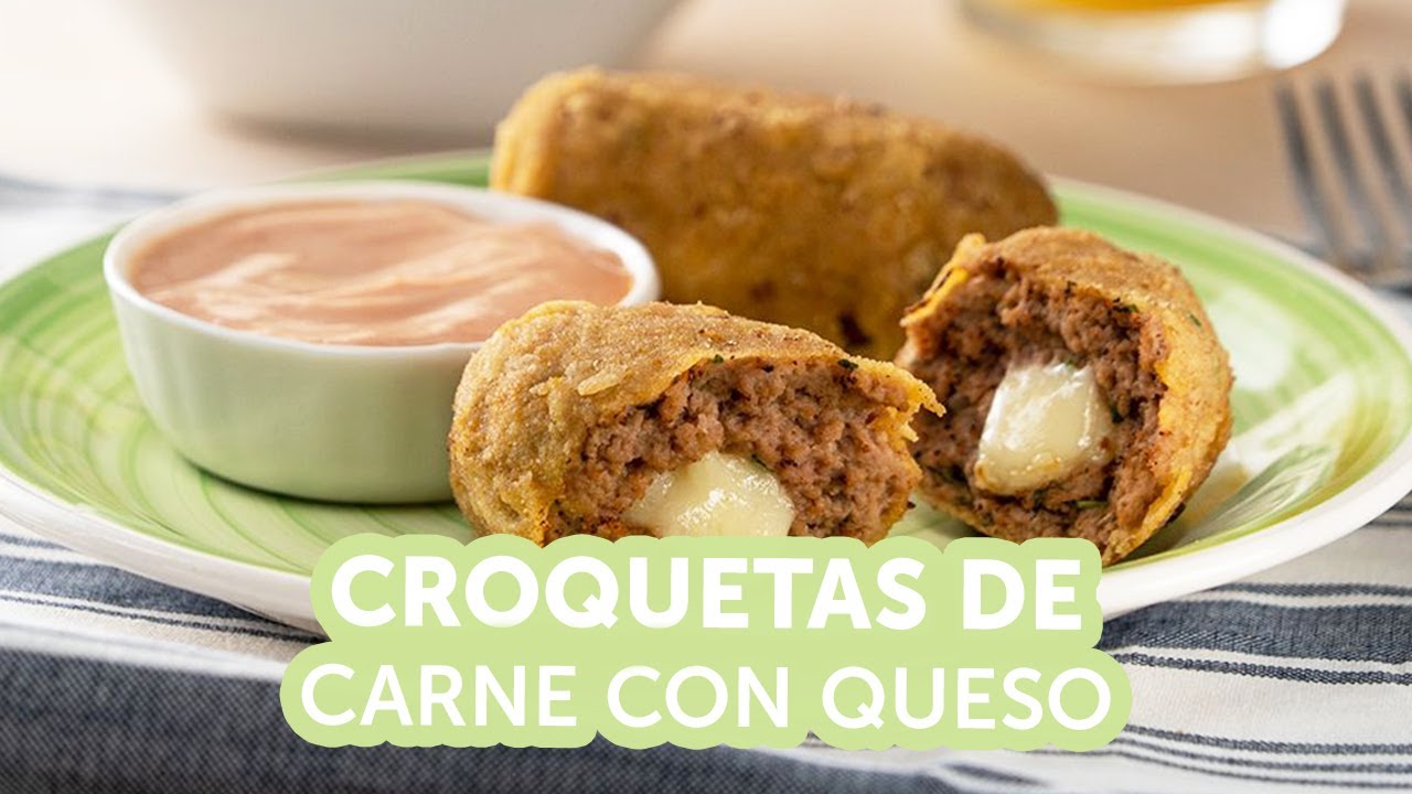 Receta Fácil de Croquetas de Carne con Queso