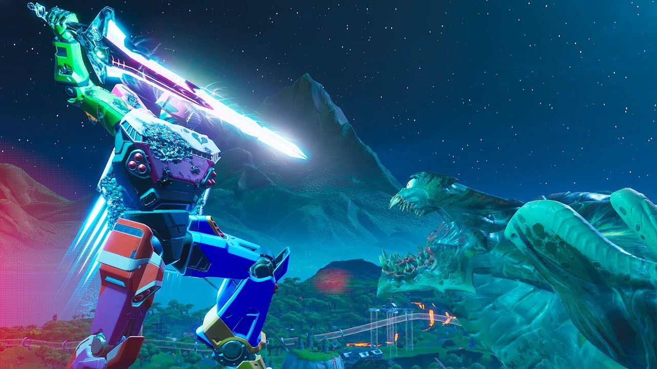 Fortnite's latest live event was a giant mech battle