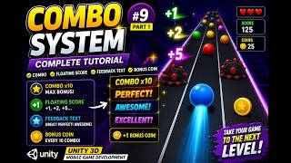 (Ep. 14) Build an Amazing Combo System in Unity 3D 🔥 | Floating Score + Feedback Text
