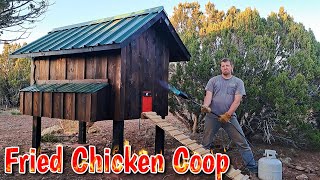 TORCHING Our Chicken Coop! Shou Sugi Ban Style!