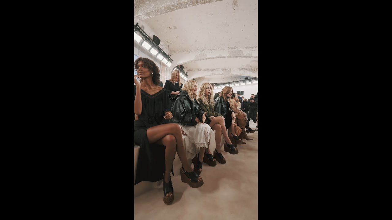 Guests at the Chloé Winter 2024 Show