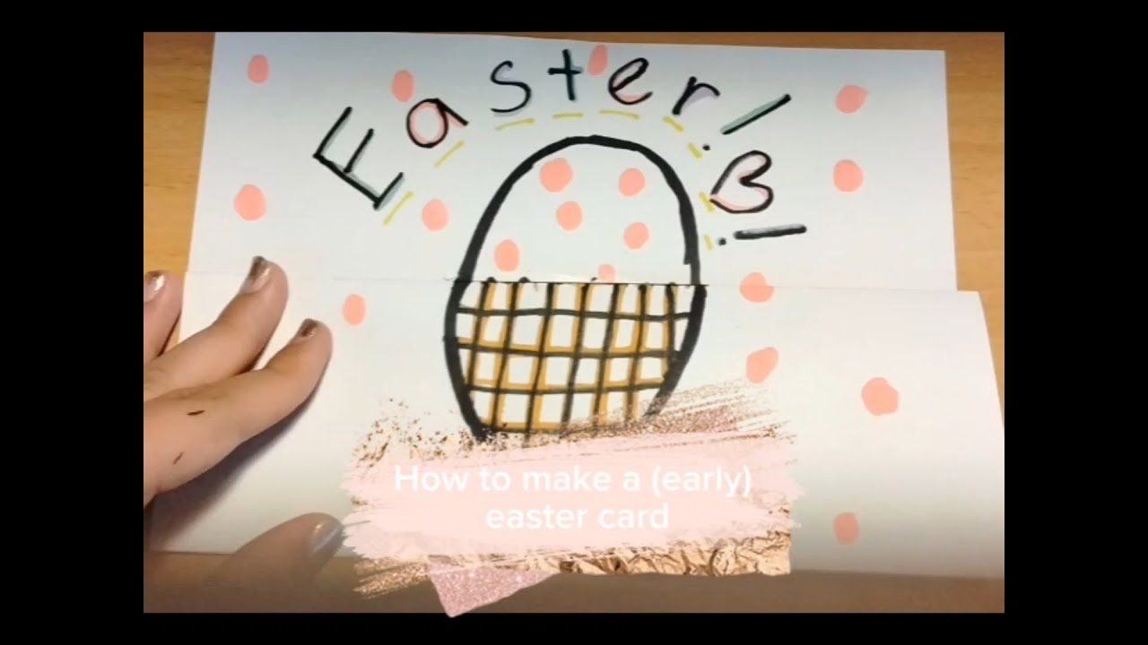 How to make an Easter Card - YouTube