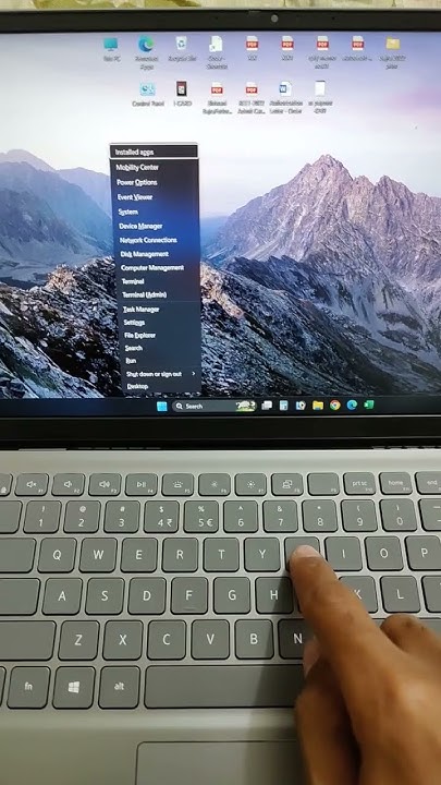 How to restart pc without mouse #dell - YouTube