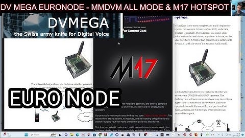 DV MEGA EURONODE - MMDVM ALL MODE & M17 HOTSPOT
