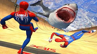 Gta 5 Spiderman Ragdolls 4K Compilation (Gta 5 Fails, Funny Moments/Ragdolls) Long Video 2