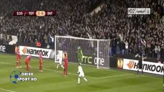 Tottenham hotspur Vs Inter milan 3-0 highlights and Goals 7/3/2013 Europa League