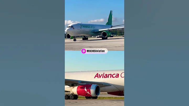 Do you prefer the new green or the old red? #aviation #avianca #aviancacargo #a330neo #cargoplane