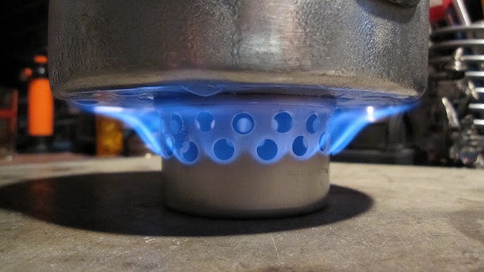 Low Pressure - Side Burner with Carbon Felt Wick - Boil Test #2