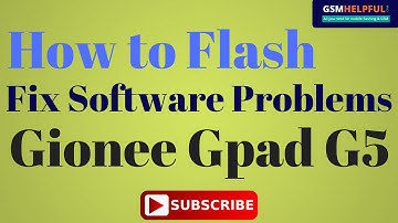 How to Flash OR Fix Software Problems in Gionee G5