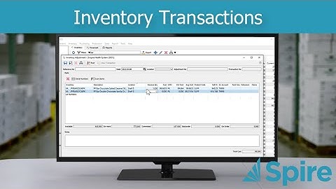Spire Inventory Transactions