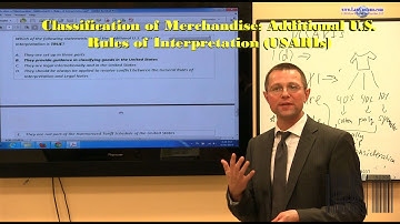 HTSUS (Classification) Additional U.S. Rules of Interpretation (USARIs) Webcast Preview