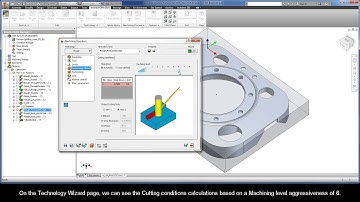 InventorCAM iMachining Getting Started - 2D Example: Bottom ledge machining