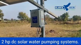 2 hp 30mtr DC solar pump & controller #solar #solarenergy #solarpump #solarwaterpump #controller