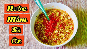Cách Làm Nước Mắm Sả Ớt Chấm Ốc Siêu Ngon | BINH DUONG QUE TOI VLOG