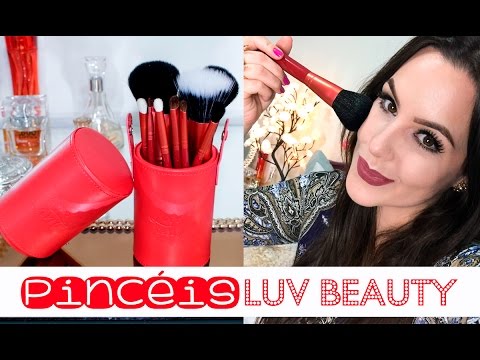 Resenha Kit de Pincéis LUV Beauty + Pincéis Avulsos ♥