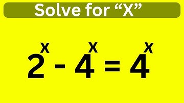 Chinese | A very nice exponential equation | math Olympiad Question