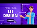 Create a Responsive Profile Card using HTML &amp; CSS | Step-by-Step