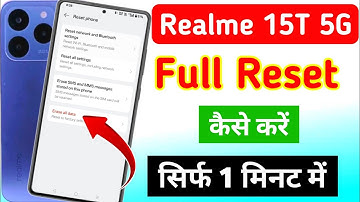 Realme 15t 5g all setting reset kaise kare/realme 15t 5g reset setting/realme setting reset