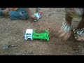 បូរិនលេងឡានដឹកដី , Borin playing with a truck , short video