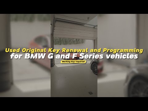 Used Original Key Renew and Programming for BMW F and G-Series! (Complete Step-by-Step Guide)