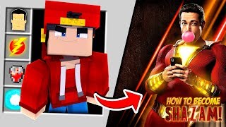 Minecraft Adventure - HOW TO BECOME SHAZAM!!