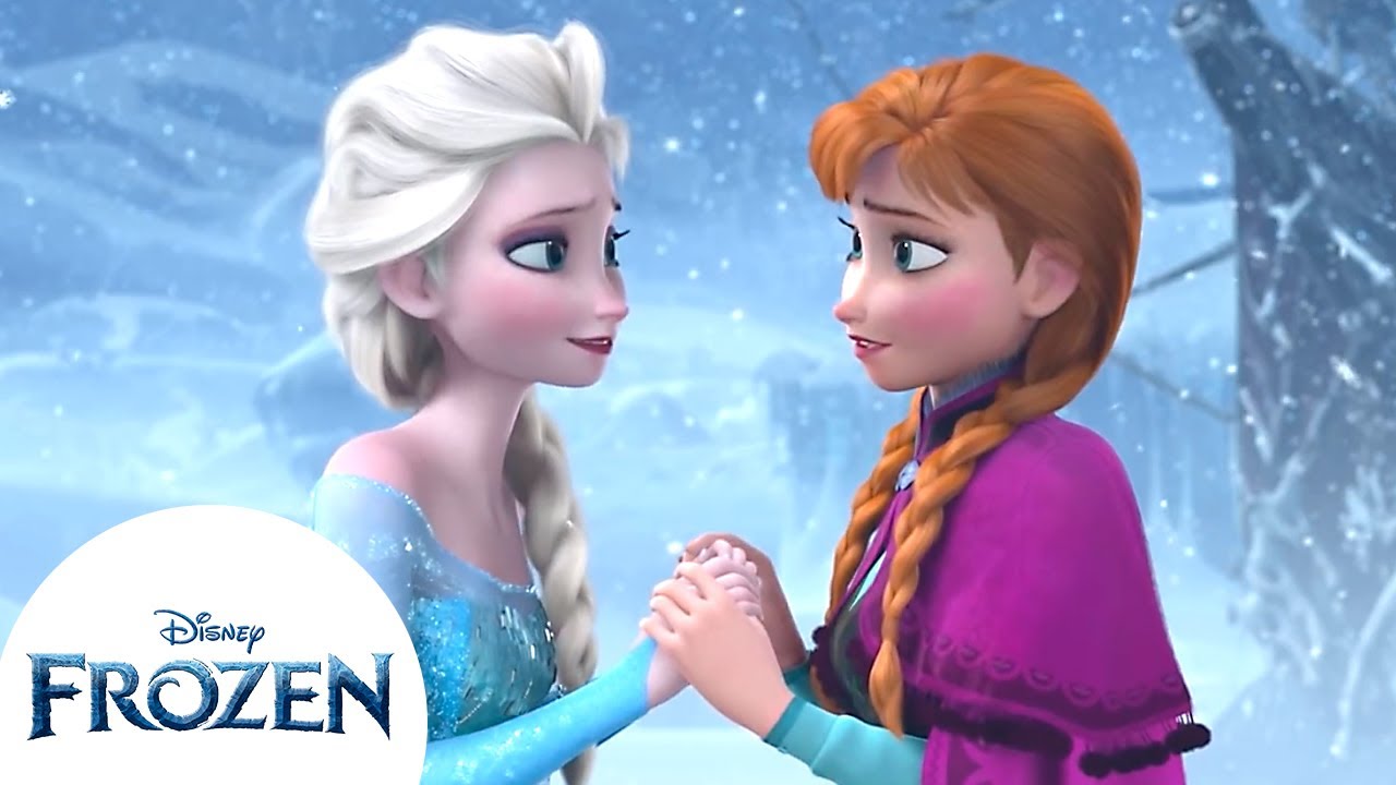 Frozen en dibujos animados