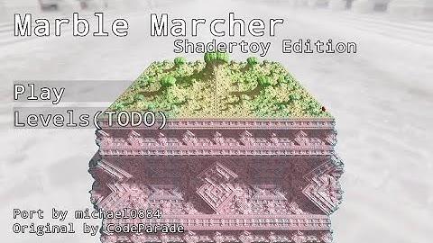 Marble Marcher Shadertoy Edition Speedrun