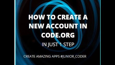 HOW TO CREATE AN ACCOUNT IN CODE.ORG IN ONLY 1 STEP #MASTER_CODERS