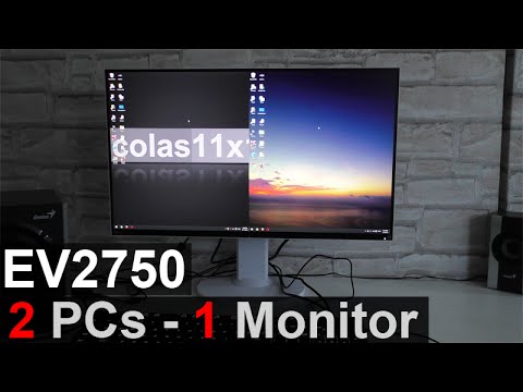 EIZO EV2750: 2 PCs - 1 Monitor