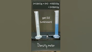 Density meter ( English version) #youtubeshorts #science #experiment @point of view 2023