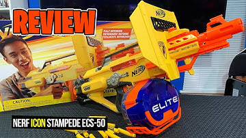 [REVIEW] 2019 Nerf ICON Stampede ECS-50, Unboxing, Firing Test, Internals & Review