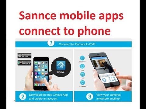 How to add sannce apps onto phone