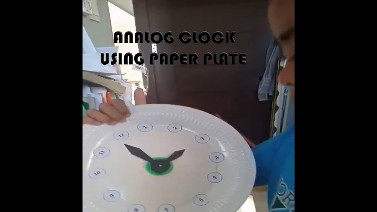 HOW TO MAKE AN ANALOG CLOCK YouTube
