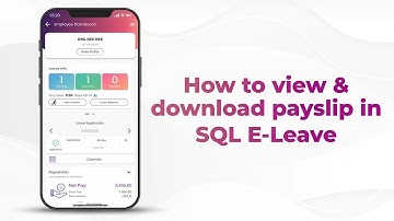 SQL Payroll eLeave & eClaim app - View & Download payslip from mobile app
