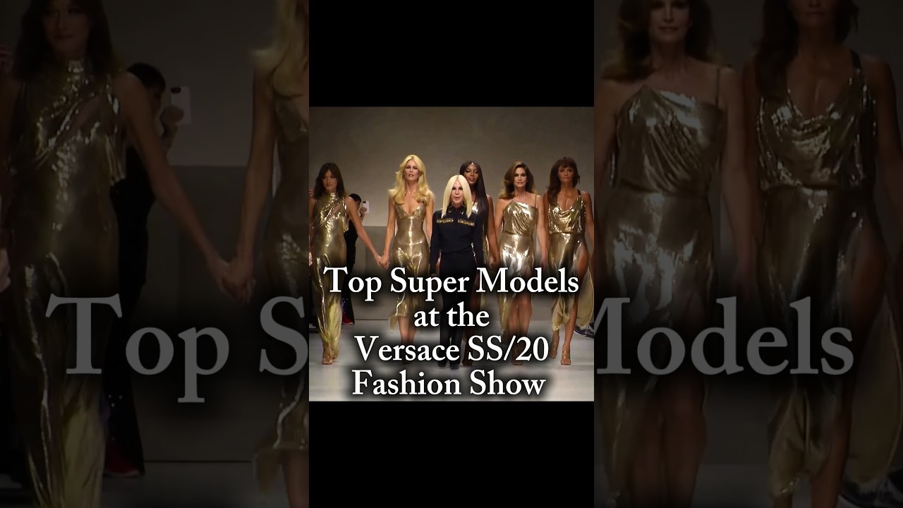 Super Models at Versace SS/20 show ✨ ⚡ 