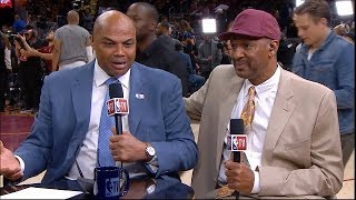 Larry Nance Sr. Joins the Crew | | Warriors vs Cavaliers Game 3 | NBA GameTime | June 6, 2018