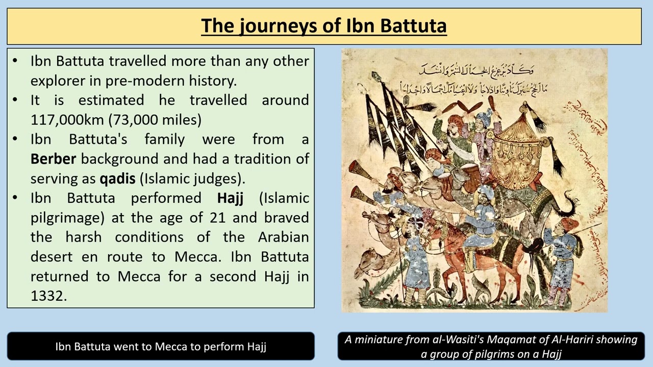 Ibn Battuta travels the Silk Roads in the 14th Century