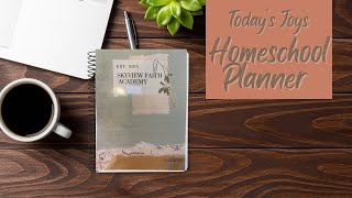 DIY Planner Flip Through for a Large Homeschool Family - Custom Record Keeping