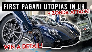 THREE Paganis at Topaz - First Utopias and Zonda 760! + Win a Level 2 Detail!