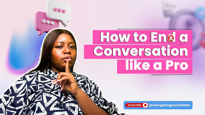 HOW TO END CONVERSATIONS POLITELY | IMPROVE YOUR COMMUNICATION SKILLS 🗣️💬