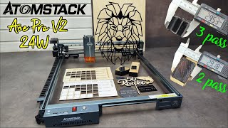 This is the new Atomstack Ace Pro V2 Laser Engraver 24W .Fast, Powerful and Not Too Expensive