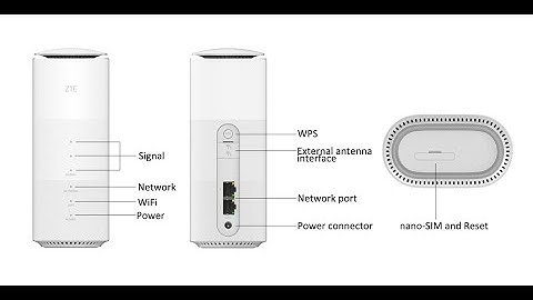 ZTE 5G CPE router Installation