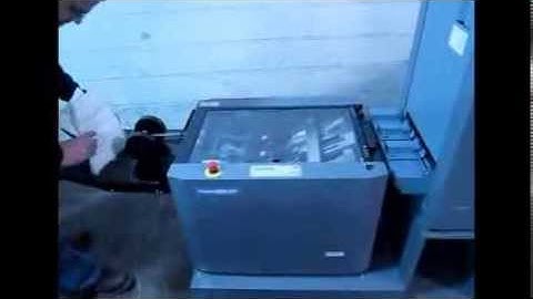 Duplo DFC 12 Roller Feed Collator with DBM 120 Booklet StaplerFolder