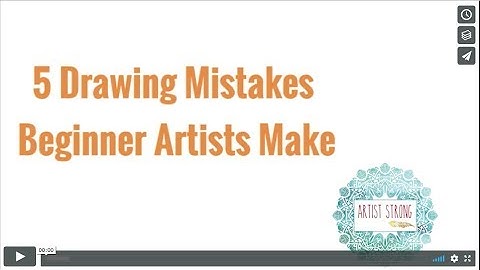 5 Drawing Mistakes Beginner Artists Make: Things I Didn