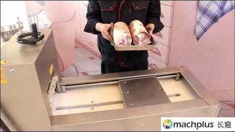 Double Roll Frozen Meat Slicing Machine