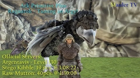 Ark Primitive Plus - Taming an Argy!