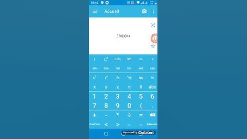 Comment calculer la primitive de la fonction f(x)=ln(x)