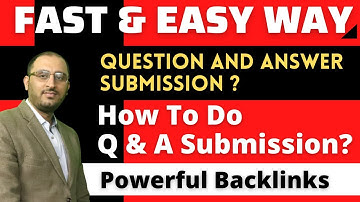 Q & A Submission | How to Do Question and Answer Submission in SEO in Hindi | Powerful Backlink
